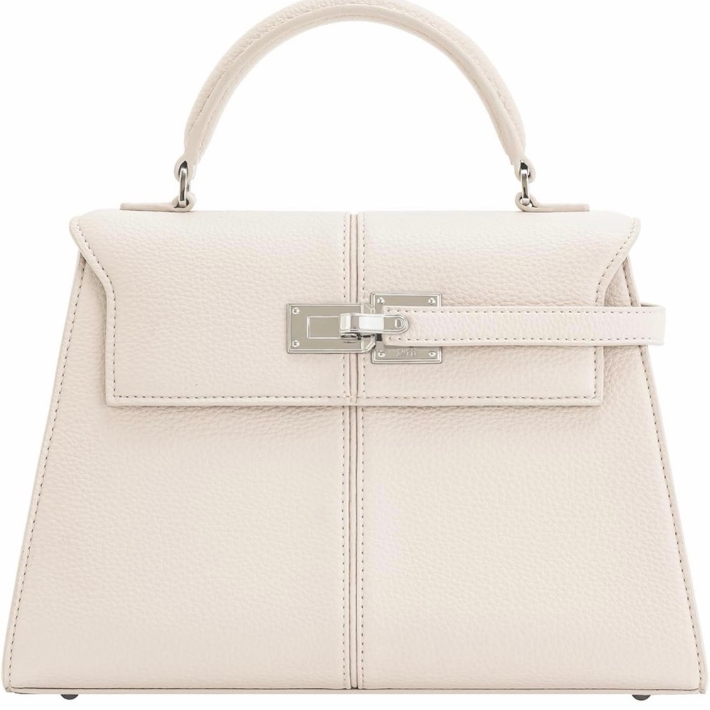JW PEI Cream Satchel Bag